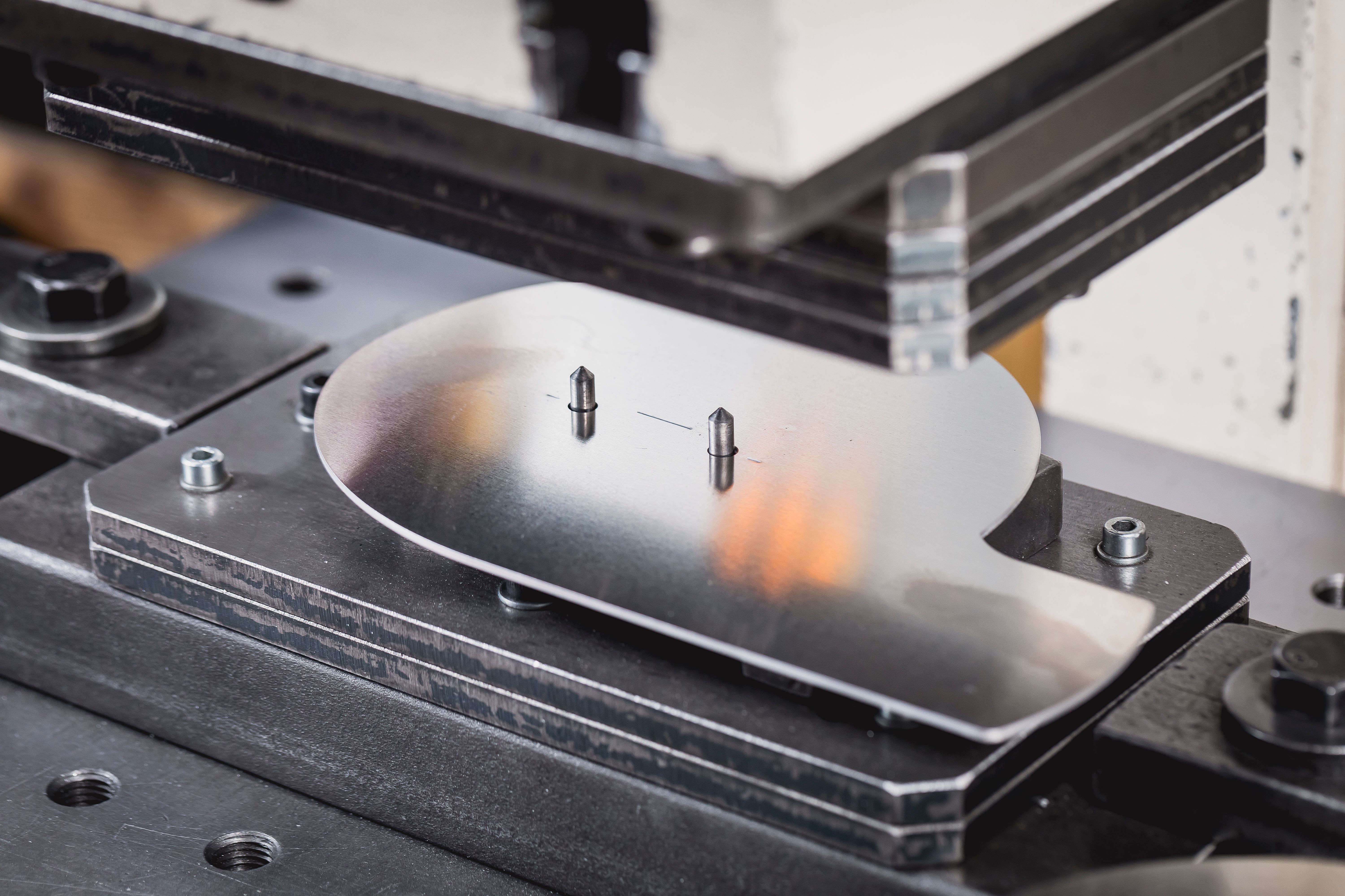 Bauteil auf Maschine